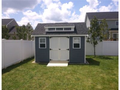 #45 (10' x 14' Vinyl Shed With 8' Shed Dormer)