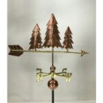 $575.00 - Three Pine Trees With Arrow Weathervane