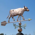 $2,550.00 - Large Cow With Arrow Weathervane