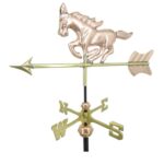 $400.00 - Small Mustang Horse With Arrow Weathervane