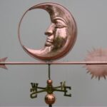 $2,000.00 - Large Handmade Moon Weathervane