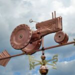 $1,900.00 - Large Tractor With Arrow Weathervane