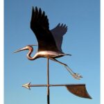 $3,500.00 - Handmade Large Heron With Arrow Weathervane