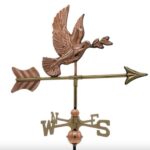 $450.00 - Small Peace Dove With Arrow Weathervane