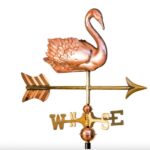 $500.00 - Small 3D Swan With Arrow Weathervane