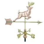 $400.00 - Small Leaping Buck With Arrow Weathervane