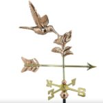 $500.00 - Small 3D Hummingbird With Arrow Weathervane
