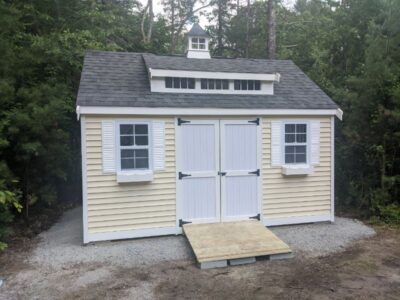 #11 (12' x 16' Vinyl Custom Shed With 8' Shed Dormer)